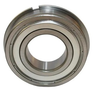 SKF Single Row Deep Groove Ball Bearing 6005-2ZNR, Shielded, Snap Ring, 25mm ID, 47mm OD, 12mm Width
