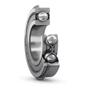SKF Single Row Deep Groove Ball Bearing 6005-2ZNR, Shielded, Snap Ring, 25mm ID, 47mm OD, 12mm Width