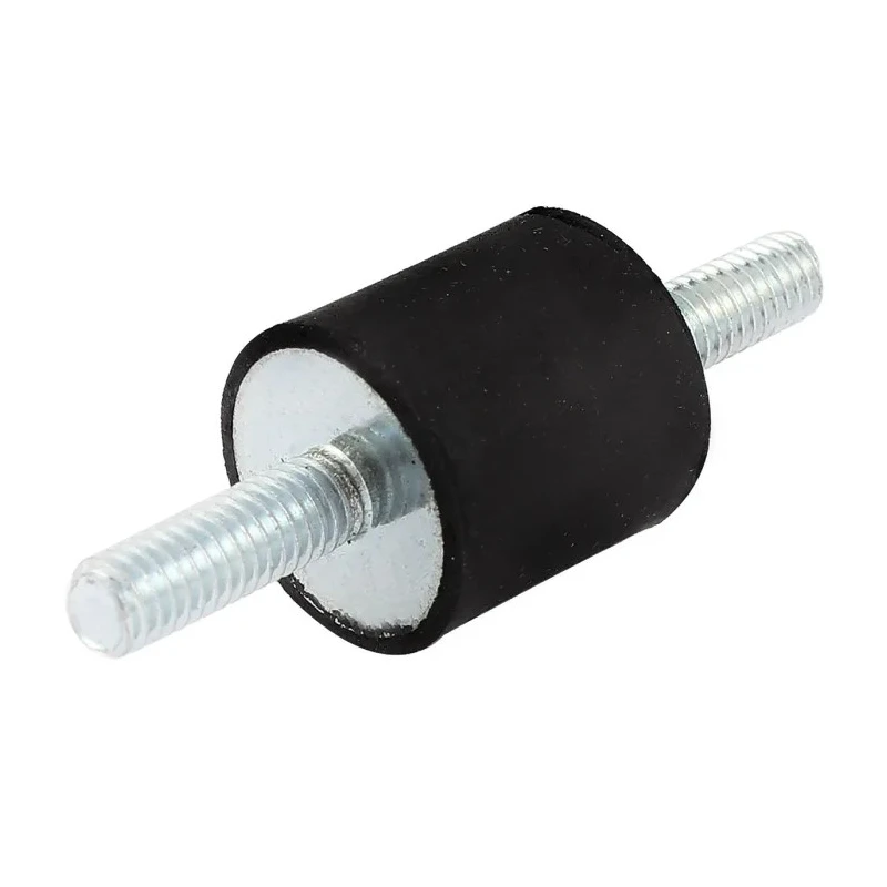 RS PRO M8 Male to Male Bobbin Anti-Vibration Mount, Natural Rubber, 75.6 kg Compression Load, 30 mm OD, 15 mm Height 126-3963