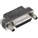 Molex 25 Way Vertical Micro-D PCB Connector Male, 1.27 mm Pitch, 350V AC, 1A, Liquid Crystal Polymer 836149016