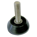 RS PRO Cylindrical M10 Anti-Vibration Mount, Natural Rubber, 46mm OD, 15mm Height, 40kg Load Capacity, 126-6371