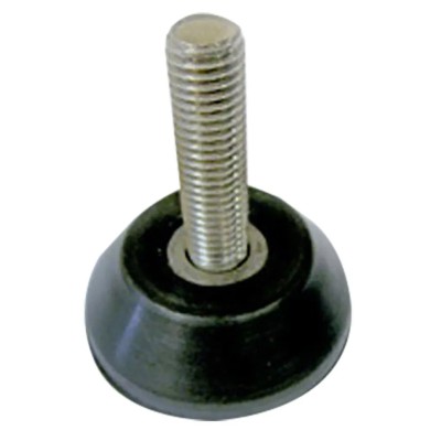 RS PRO Cylindrical M10 Anti-Vibration Mount, Natural Rubber, 46mm OD, 15mm Height, 40kg Load Capacity, 126-6371