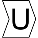 HellermannTyton Helagrip Slide-On Cable Marker, Pre-Printed "U", 3 mm Max Cable, PVC, Black/White, 901-10437