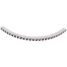 HellermannTyton Helagrip Slide-On Cable Marker Pre-Printed "W" PVC 1 - 3mm Cable Range White/Black 901-10439