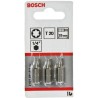 Bosch Screwdriver Bit 1/4 in Tip T20 Hex Drive 25 mm Extra Hard Star Bit 1 Piece 2607001611