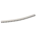 HellermannTyton Helagrip Slide-On Cable Marker, Pre-Printed "E", 2–5mm, Black on White, PVC, 901-10417