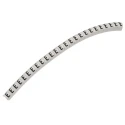 HellermannTyton Helagrip Slide-On Cable Marker, Pre-Printed "E", 2–5mm, Black on White, PVC, 901-10417