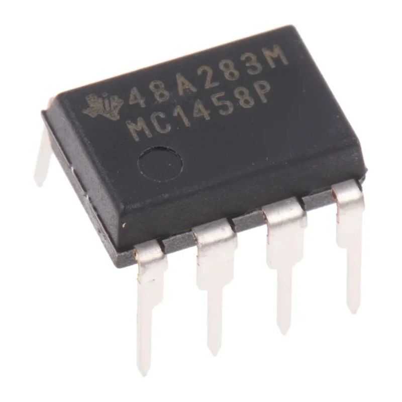 Texas Instruments MC1458P Dual Operational Amplifier, 1 MHz Gain Bandwidth, 18V PDIP, 8-Pin