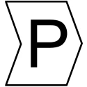 HellermannTyton Helagrip Slide-On Cable Marker, Pre-Printed 'P', 1–3mm, Black on White, PVC, 901-10435
