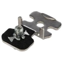 Schneider Electric NSY Series Stainless Steel Enclosure Accessory for S3D Enclosure, CRNG Version, 74mm x 42mm NSYAEFPFXSC