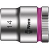 Wera Zyklop 3/8 in Drive Socket, 14 mm, 6 Point, Hex, Chrome Vanadium Steel, Chrome Plated, 29.0mm Overall Length 05003559001