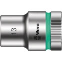 Wera 1/2 inch Drive 13 mm 6 Point Hex Socket Chrome Vanadium Steel 37.0 mm Overall Length 05003604001
