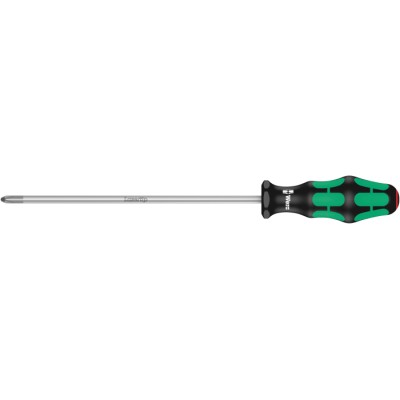 Wera Standard Phillips Screwdriver PH2 Tip, 200mm Blade, 305mm Overall Length 05008725001