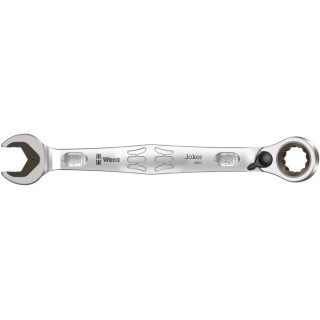 Wera Combination Ratchet Spanner Chrome Alloy Steel 15 mm Size, Offset Head, 199mm Length 05020070001