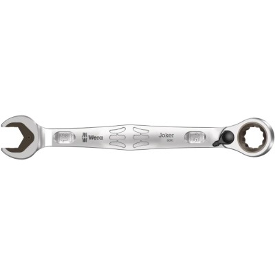 Wera Combination Ratchet Spanner Chrome Alloy Steel 15 mm Size, Offset Head, 199mm Length 05020070001
