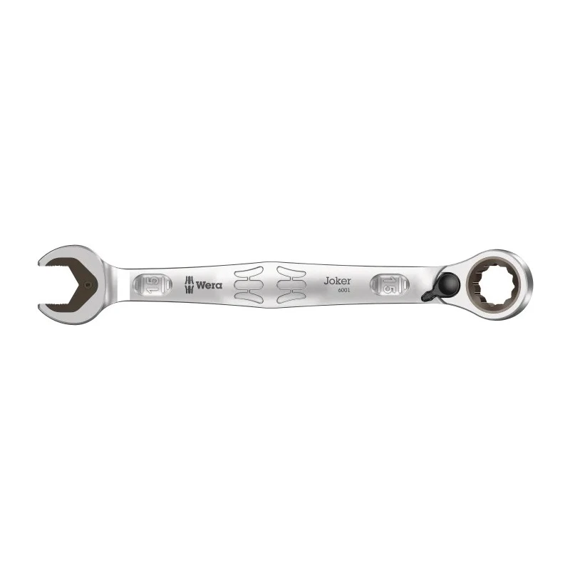 Wera Combination Ratchet Spanner Chrome Alloy Steel 15 mm Size, Offset Head, 199mm Length 05020070001