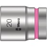 Wera 1/2 in Drive 20 mm 6 Point Hex Socket, Chrome Vanadium Steel, 37 mm Length 05003611001