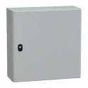 RS PRO PanelSet S3D Series Steel Wall Box, IP66, IK10, 500 x 500 x 200 mm, Grey NSYS3D5520P
