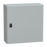 RS PRO PanelSet S3D Series Steel Wall Box, IP66, IK10, 500 x 500 x 200 mm, Grey NSYS3D5520P