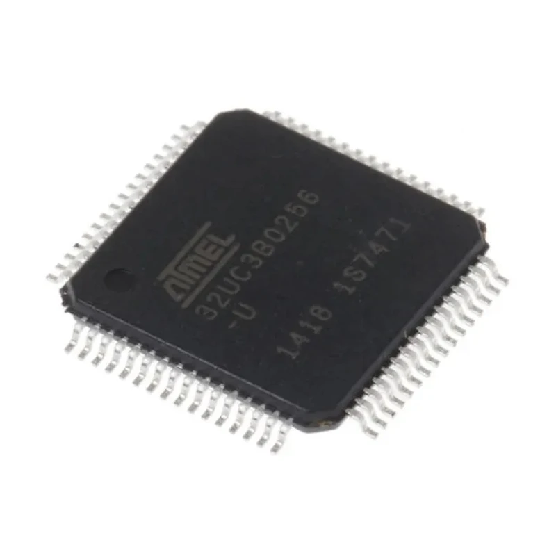 Microchip 32-bit AVR32 Microcontroller AT32UC3B0256-A2UT, 60 MHz, 256kB Flash, 32kB RAM, 64-Pin TQFP