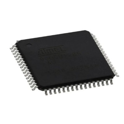 Microchip 8-bit AVR Microcontroller 128kB Flash 16MHz 64-Pin TQFP AT90USB1286-AU
