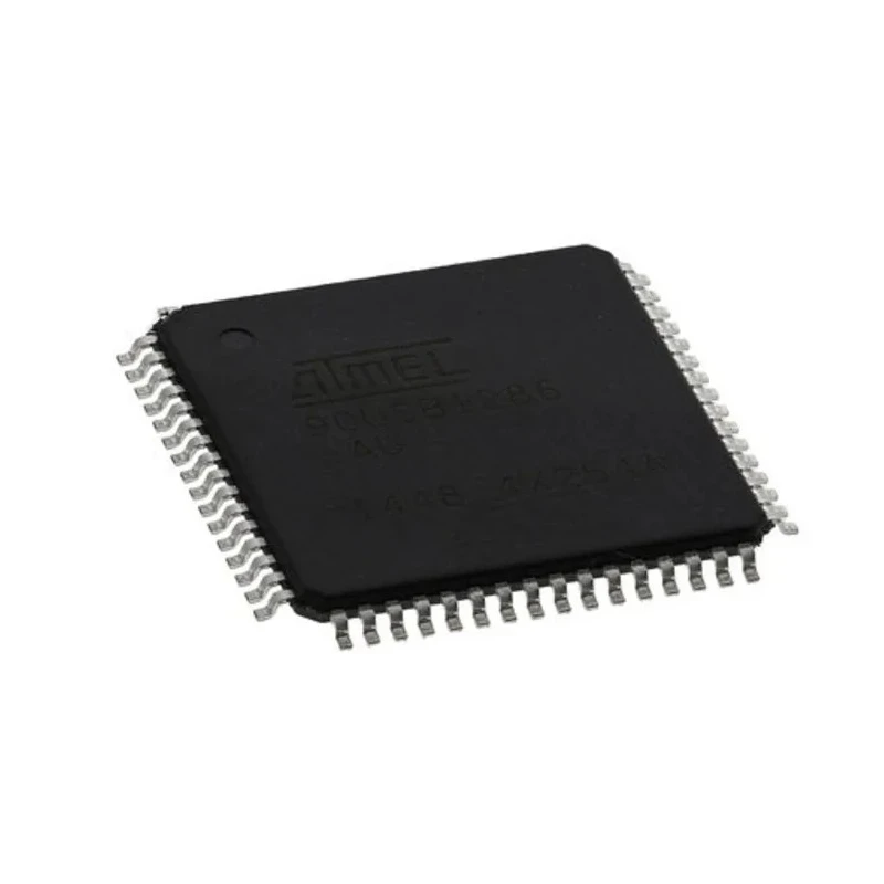 Microchip 8-bit AVR Microcontroller 128kB Flash 16MHz 64-Pin TQFP AT90USB1286-AU