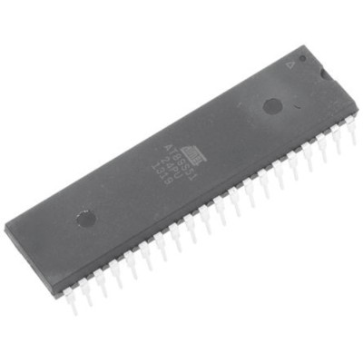 Microchip 8-bit 8051 Microcontroller AT89S51-24PU, 32 MHz, 4kB FLASH, 40-Pin PDIP, Through-Hole