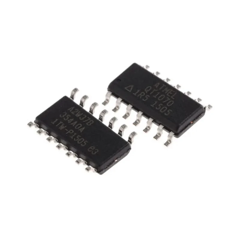Microchip AT42QT1070-SSUR 7-Key QTouch Spread-Spectrum Charge-Transfer Touch Screen Controller, Serial-I2C, SOIC-14