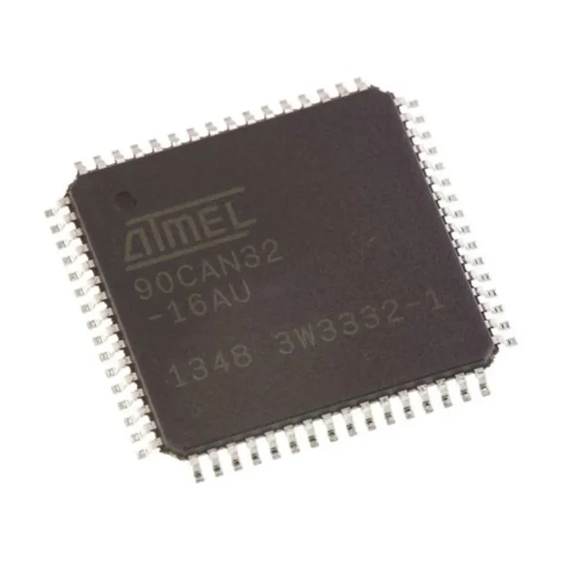 Microchip 8-bit AVR Microcontroller 16 MHz, 32kB Flash, 64-Pin TQFP AT90CAN32-16AU