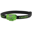 Coast LED Head Torch FL14 Green, 37 lm, 22 m Beam, IPX4, 2xAAA, Flood Beam, Adjustable Strap