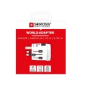 SKROSS Pro Light Schuko to World Travel Adapter 250V 6.3A Multi-Country SKR-0073RS