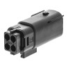 Molex MX150L Male Connector Housing , 5.84 mm Pitch, 4 Way, 2 Row, Polyester, Straight