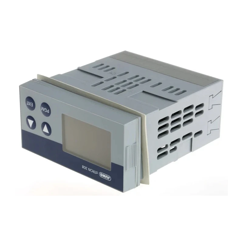 Jumo dTRON 300 Panel PID Temperature Controller, 2 Inputs, 4 Logic/SSR Outputs, 240V AC On-Off, 96x48mm 703043/181-000-23/000