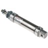Norgren Pneumatic Roundline Cylinder 25mm Bore, 25mm Stroke, Double Acting, Stainless Steel Body, RM/8025/M/25