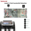 Bankomat Currency Note Counting Machine, 1000 Notes/min, UV/MG/IR/MT Detection, LCD Display, BMT2030