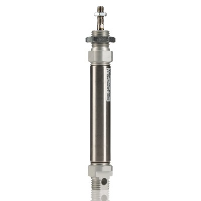 Norgren Pneumatic Piston Rod Cylinder, 16mm Bore, 50mm Stroke, Stainless Steel, Double Acting, RM/8016/M/50