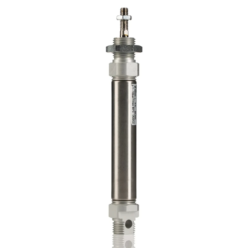 Norgren Pneumatic Piston Rod Cylinder, 16mm Bore, 50mm Stroke, Stainless Steel, Double Acting, RM/8016/M/50