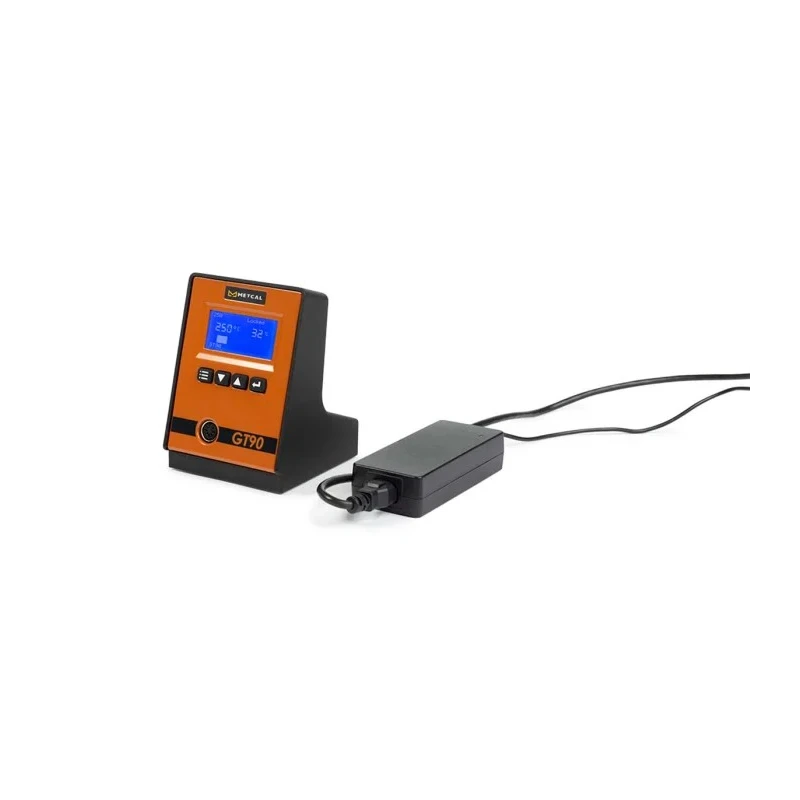 Metcal GT90 Digital Soldering Station, 90 W, 100–240V AC, Programmable, Digital Display GT90
