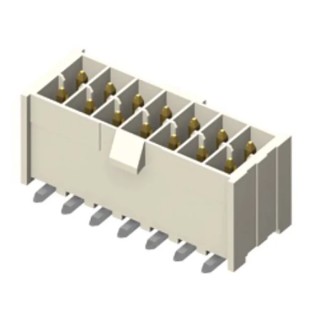 Samtec Right Angle Through Hole PCB Header, 8 Contacts, 2.54 mm Pitch, 2 Row, Shrouded, 675V IPL1