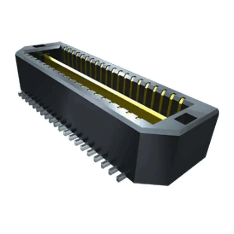 Samtec QTE Series Straight Surface PCB Header, 80 Contacts, 0.8 mm Pitch, 2 Row, Shrouded QTE-040-02-L-D-A-K-TR