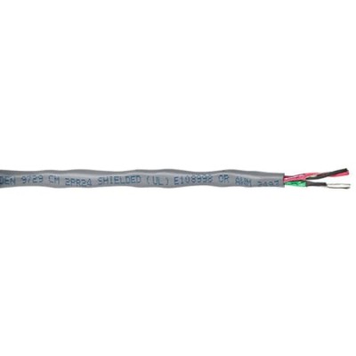 Belden YE00415 Series Data Cable, 2 Pairs, 0.22 mm², 30 m, PVC Sheath, 300V, Silver, Stranded, Model 