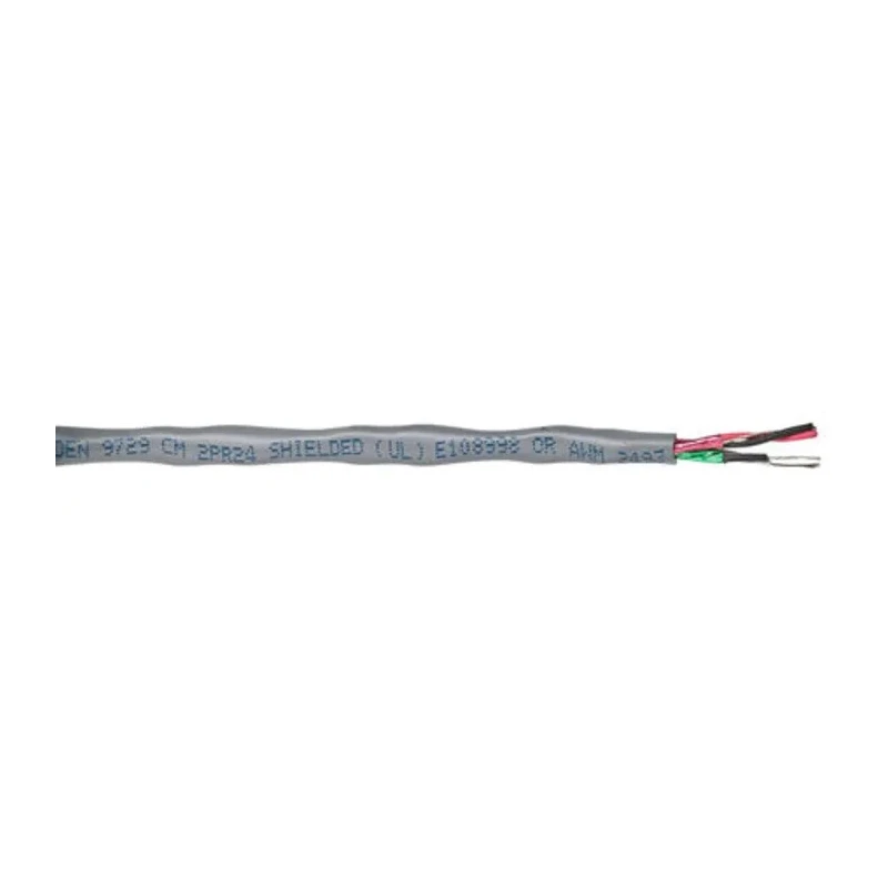 Belden YE00415 Series Data Cable, 2 Pairs, 0.22 mm², 30 m, PVC Sheath, 300V, Silver, Stranded, Model 