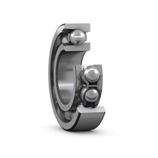 SKF 1 Extra Light Thrust Series Single Row Deep Groove Ball Bearing 70mm ID x 125mm OD Open End, Sheet Metal Cage, CN 214