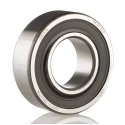 SKF Self-Aligning Ball Bearing, Double Row, 35 mm ID, 72 mm OD, Sealed, Tapered Bore, Polyamide Cage, 2207 E-2RS1KTN9