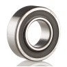 SKF Self-Aligning Ball Bearing, Double Row, 35 mm ID, 72 mm OD, Sealed, Tapered Bore, Polyamide Cage, 2207 E-2RS1KTN9
