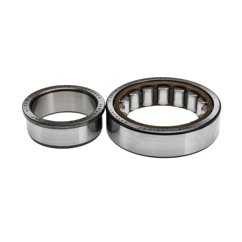 SKF Roller Bearing NJ 2210 ECP, 50 mm Inside Diameter, 90 mm Outside Diameter, Single Row, 9000 rpm Limiting Speed
