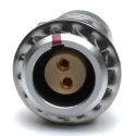 RS PRO Circular Connector 2 Contacts Panel Mount M9 Socket Female IP50 Chrome Plated Brass 209-5611
