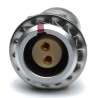 RS PRO Circular Connector 2 Contacts Panel Mount M9 Socket Female IP50 Chrome Plated Brass 209-5611