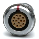 RS PRO Circular Connector, 14 Contacts, Panel Mount, M15, Socket, Female, IP50, Chrome Plated Brass, Gold Plated 209-5631