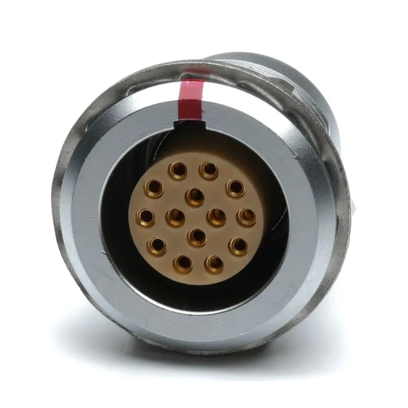 RS PRO Circular Connector, 14 Contacts, Panel Mount, M15, Socket, Female, IP50, Chrome Plated Brass, Gold Plated 209-5631